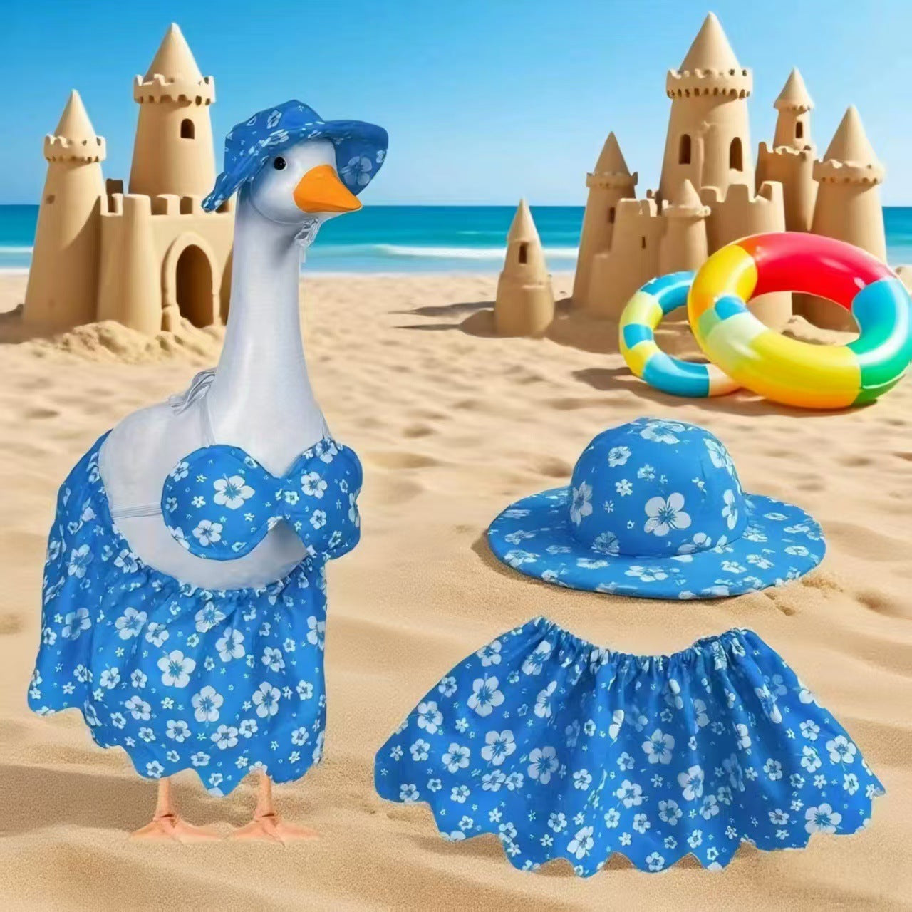 Big White Goose Costume Holiday Set