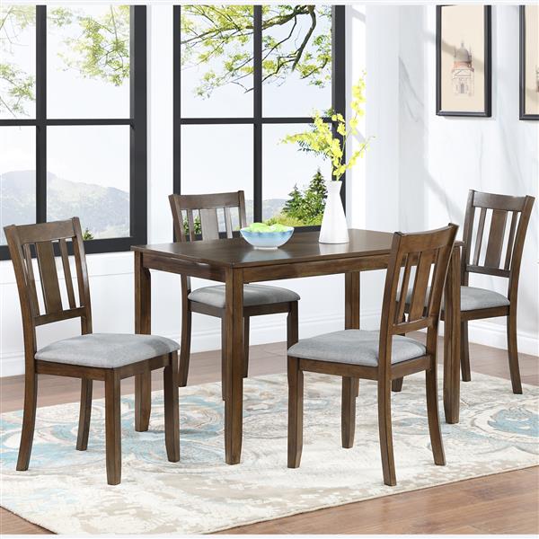 Kitchen chairs with upholstered seats