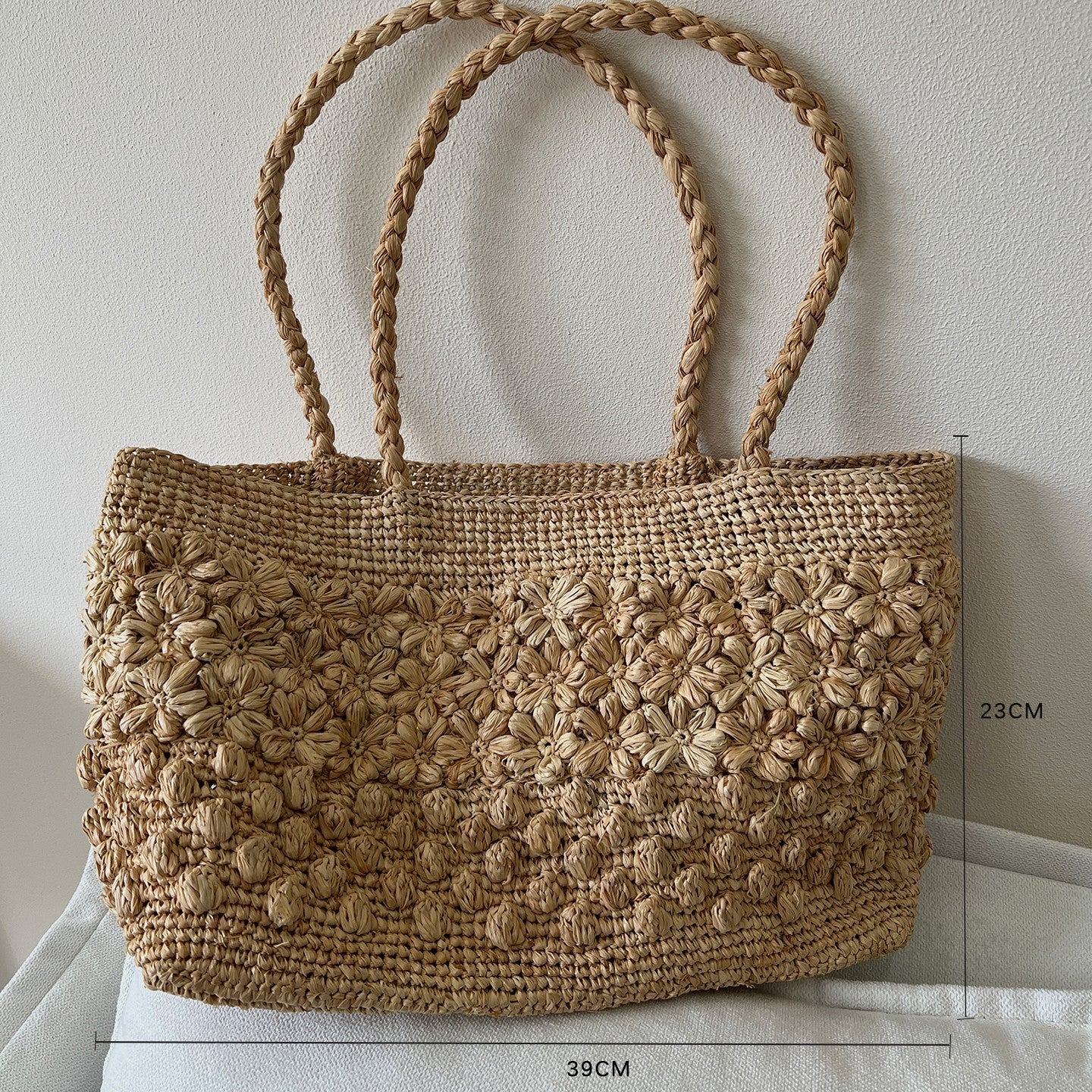Raffia Hand-Woven Tote and Bucket Bag
