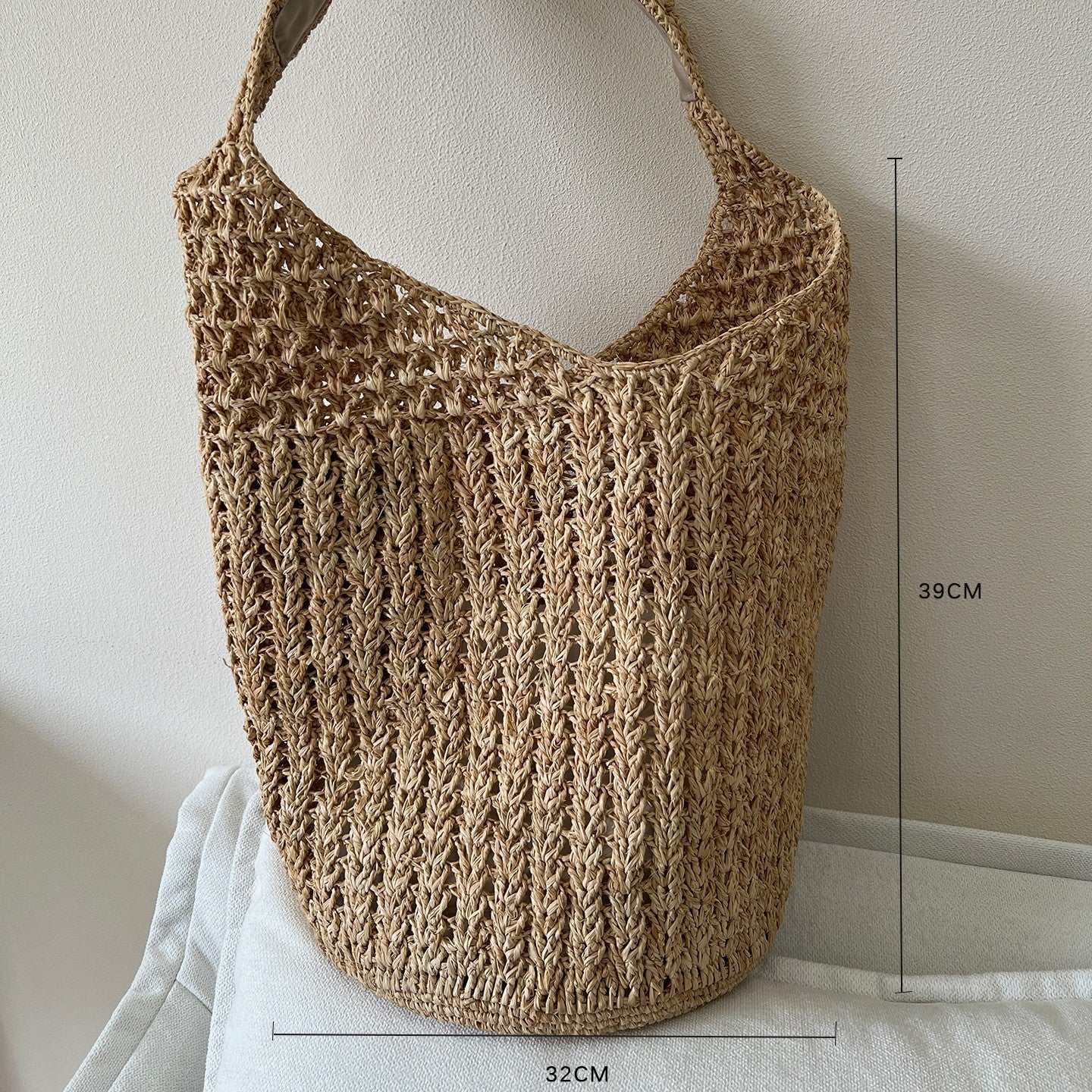 Raffia Hand-Woven Tote and Bucket Bag