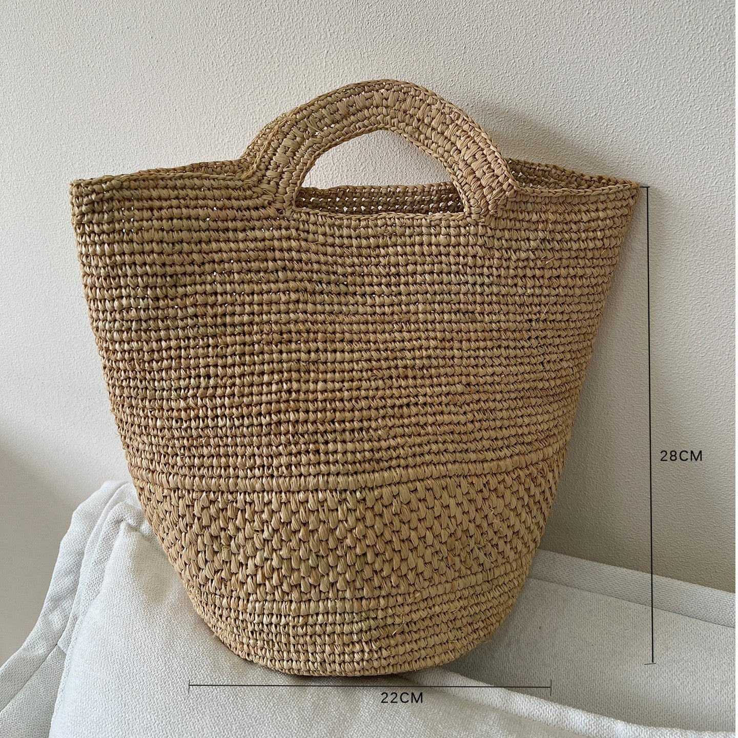 Raffia Hand-Woven Tote and Bucket Bag