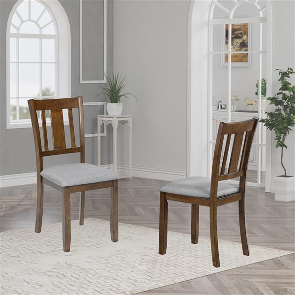 Kitchen chairs with upholstered seats